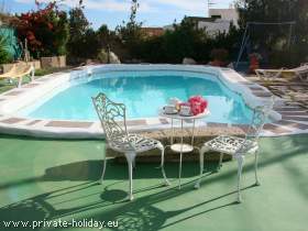 Ferienhaus bei Granadilla mit Pool